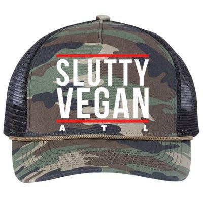 Slutty Vegan Run Slutty Retro Rope Trucker Hat Cap