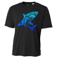 Shark Vintage Retro Throwback Vacation Cooling Performance Crew T-Shirt