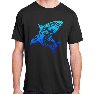 Shark Vintage Retro Throwback Vacation Adult ChromaSoft Performance T-Shirt