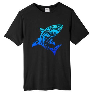 Shark Vintage Retro Throwback Vacation Tall Fusion ChromaSoft Performance T-Shirt