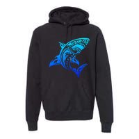 Shark Vintage Retro Throwback Vacation Premium Hoodie