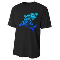 Shark Vintage Retro Throwback Vacation Performance Sprint T-Shirt