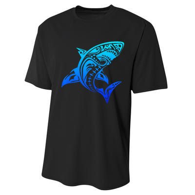 Shark Vintage Retro Throwback Vacation Performance Sprint T-Shirt