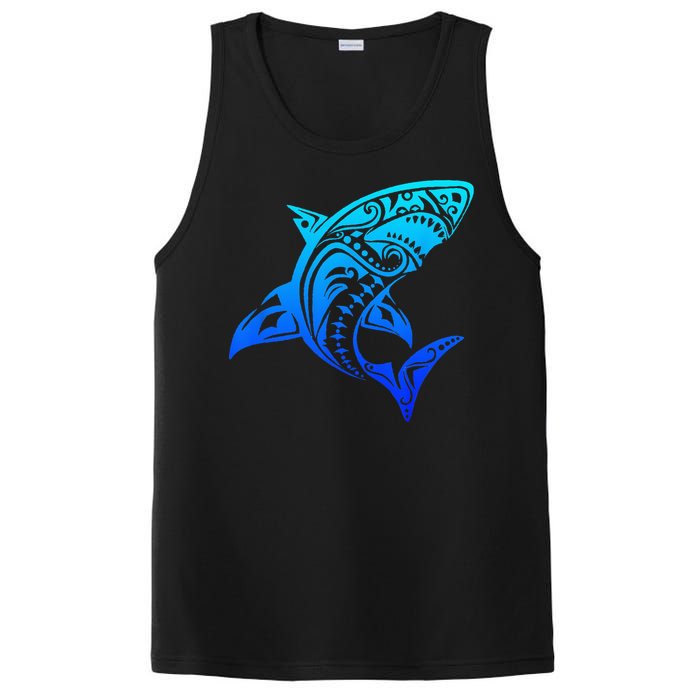 Shark Vintage Retro Throwback Vacation PosiCharge Competitor Tank