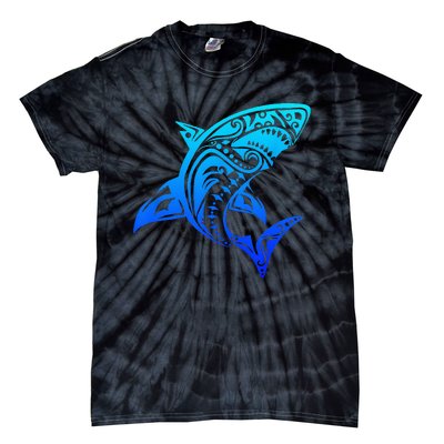 Shark Vintage Retro Throwback Vacation Tie-Dye T-Shirt