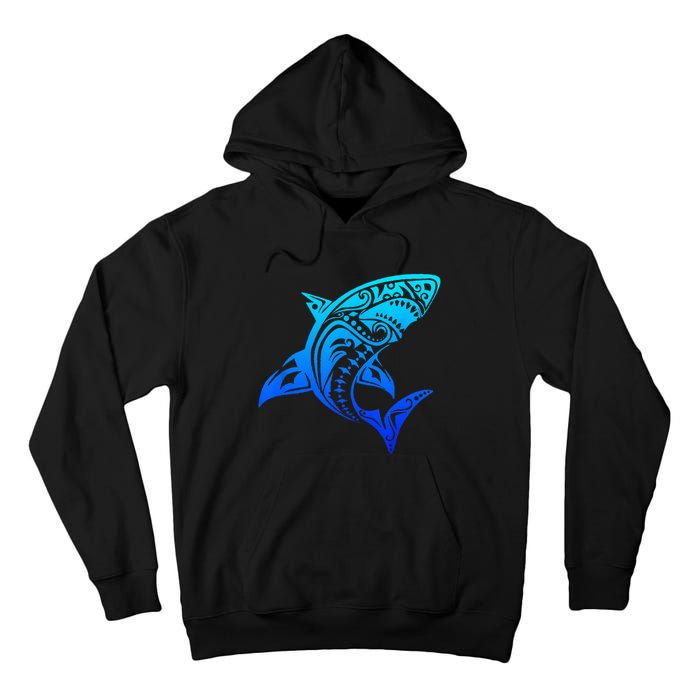 Shark Vintage Retro Throwback Vacation Tall Hoodie