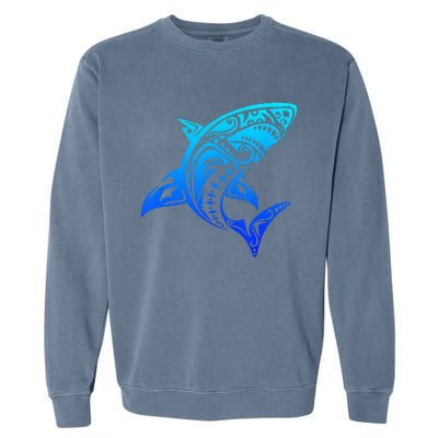 Shark Vintage Retro Throwback Vacation Garment-Dyed Sweatshirt