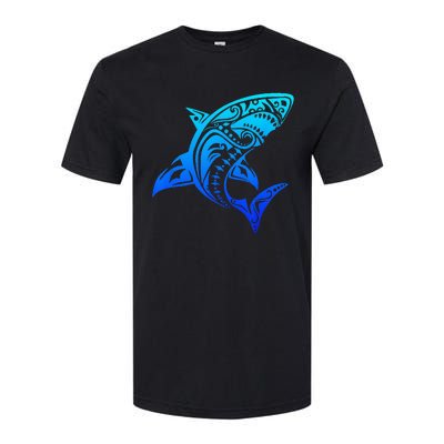 Shark Vintage Retro Throwback Vacation Softstyle CVC T-Shirt