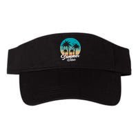 Summer Vibes Retro Sunset Vintage Palm Tree Visor