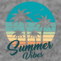 Summer Vibes Retro Sunset Vintage Palm Tree Hoodie