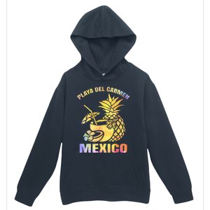 Summer Vacation Retro Sunset Mexico Playa Del Carmen Beach Urban Pullover Hoodie