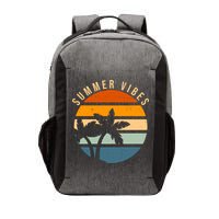 Summer Vibes Retro Sunset Tropical Vector Backpack