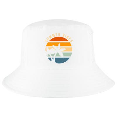 Summer Vibes Retro Sunset Tropical Cool Comfort Performance Bucket Hat