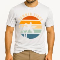 Summer Vibes Retro Sunset Tropical Performance Shirt