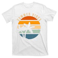 Summer Vibes Retro Sunset Tropical T-Shirt