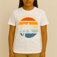 Summer Vibes Retro Sunset Tropical T-Shirt