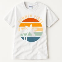 Summer Vibes Retro Sunset Tropical Tall T-Shirt