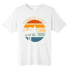 Summer Vibes Retro Sunset Tropical Tall Fusion ChromaSoft Performance T-Shirt