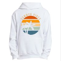 Summer Vibes Retro Sunset Tropical Urban Pullover Hoodie