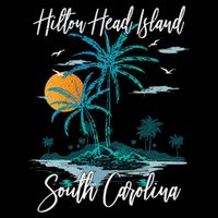 Summer Vacation Retro South Carolina Hilton Head Island Cooling Performance Crew T-Shirt