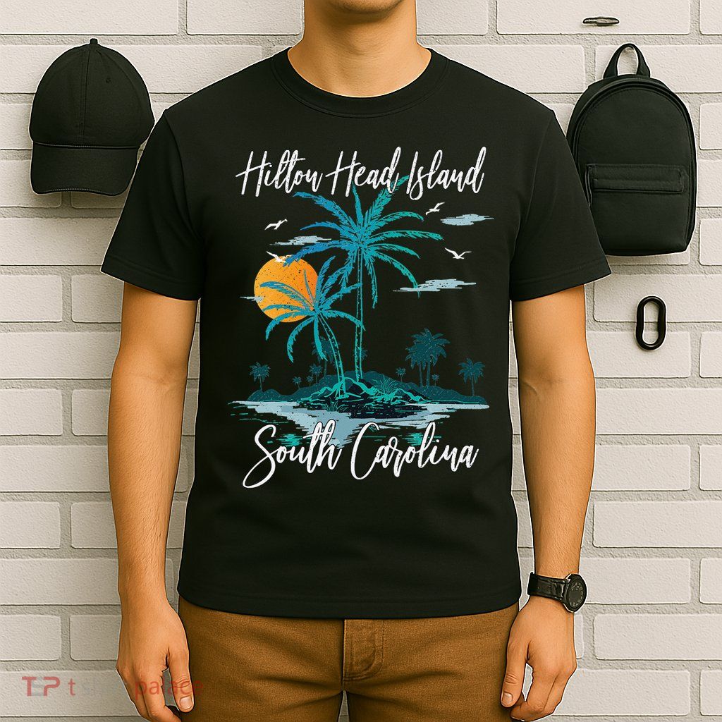 Summer Vacation Retro South Carolina Hilton Head Island T-Shirt