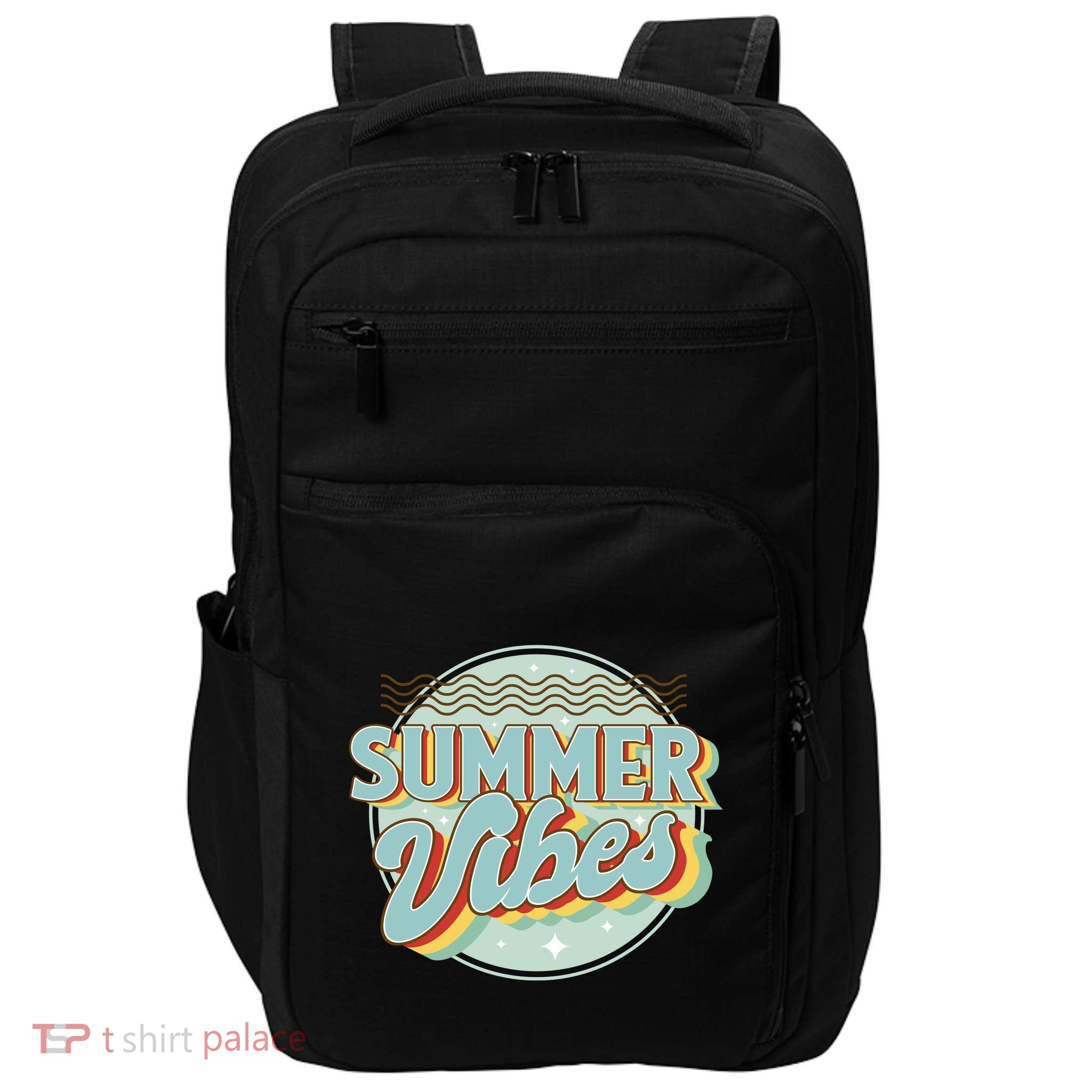 Summer Vibes Retro Cool Impact Tech Backpack
