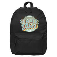 Summer Vibes Retro Cool 16 in Basic Backpack