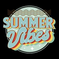 Summer Vibes Retro Cool Tie-Dye T-Shirt