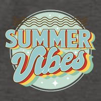 Summer Vibes Retro Cool Vector Backpack