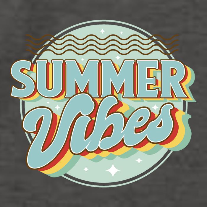 Summer Vibes Retro Cool Vector Backpack