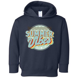 Summer Vibes Retro Cool Toddler Hoodie