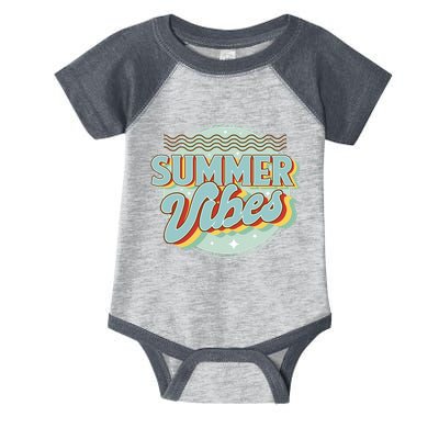 Summer Vibes Retro Cool Infant Baby Jersey Bodysuit