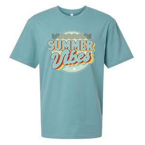 Summer Vibes Retro Cool Sueded Cloud Jersey T-Shirt