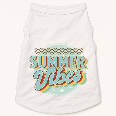 Summer Vibes Retro Cool Doggie Tank