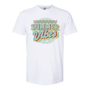 Summer Vibes Retro Cool Softstyle CVC T-Shirt