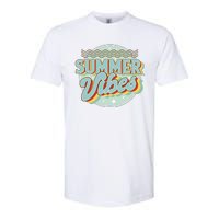 Summer Vibes Retro Cool Softstyle CVC T-Shirt