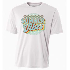 Summer Vibes Retro Cool Cooling Performance Crew T-Shirt