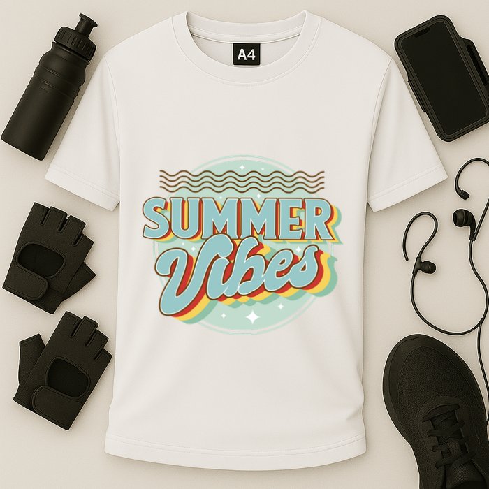 Summer Vibes Retro Cool Performance Shirt