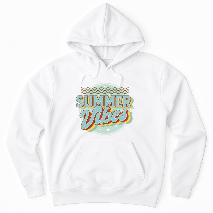 Summer Vibes Retro Cool Hoodie