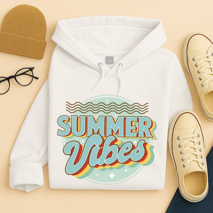 Summer Vibes Retro Cool Hoodie