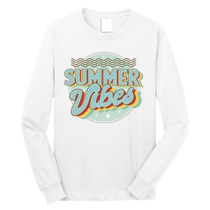 Summer Vibes Retro Cool Long Sleeve Shirt