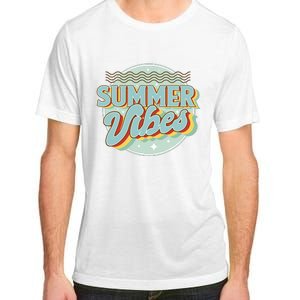 Summer Vibes Retro Cool Adult ChromaSoft Performance T-Shirt