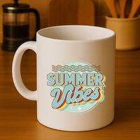 Summer Vibes Retro Cool Mug