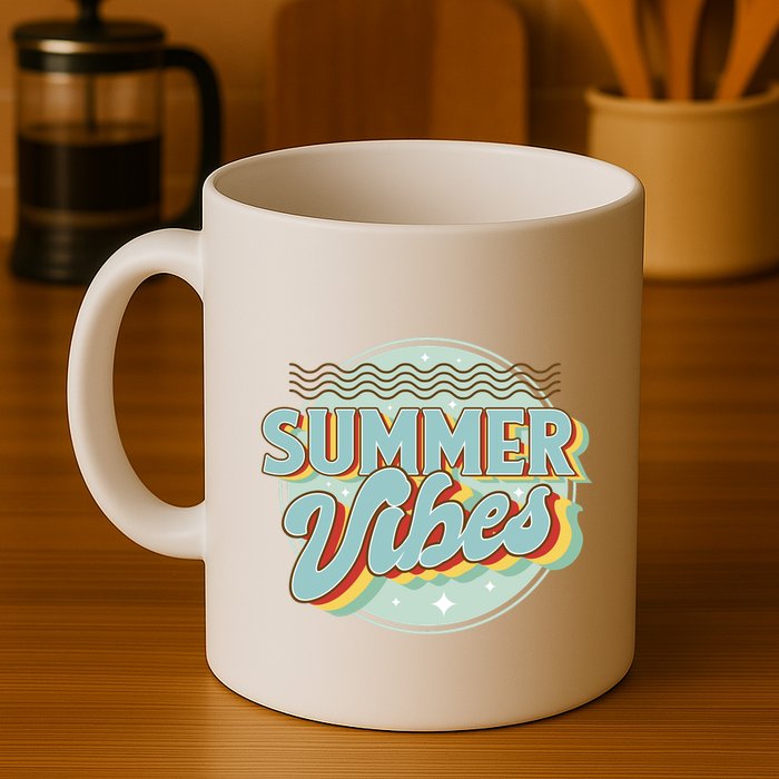 Summer Vibes Retro Cool Mug