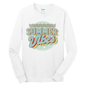 Summer Vibes Retro Cool Tall Long Sleeve T-Shirt