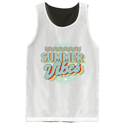 Summer Vibes Retro Cool Mesh Reversible Basketball Jersey Tank