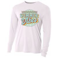 Summer Vibes Retro Cool Cooling Performance Long Sleeve Crew