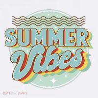 Summer Vibes Retro Cool Cooling Performance Long Sleeve Crew