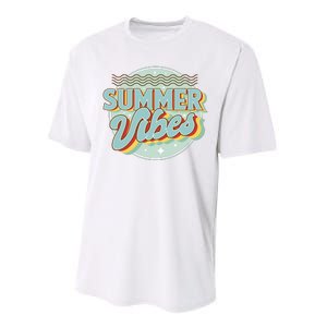 Summer Vibes Retro Cool Performance Sprint T-Shirt