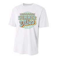 Summer Vibes Retro Cool Performance Sprint T-Shirt